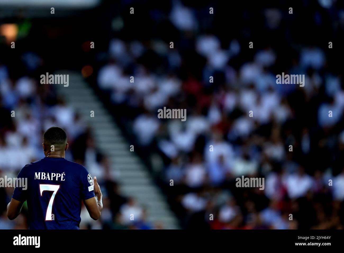 Kylian Mbappe of Paris Saint-Germain Fc looks on during the Uefa ...