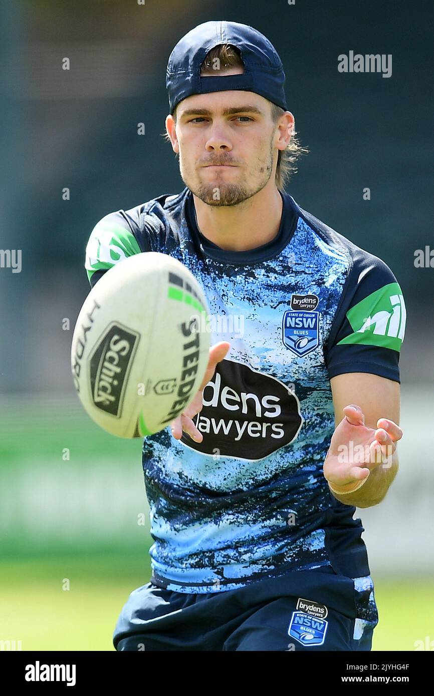 Ryan Papenhuyzen During A NSW Blues Team Training Session At Wallarah ...