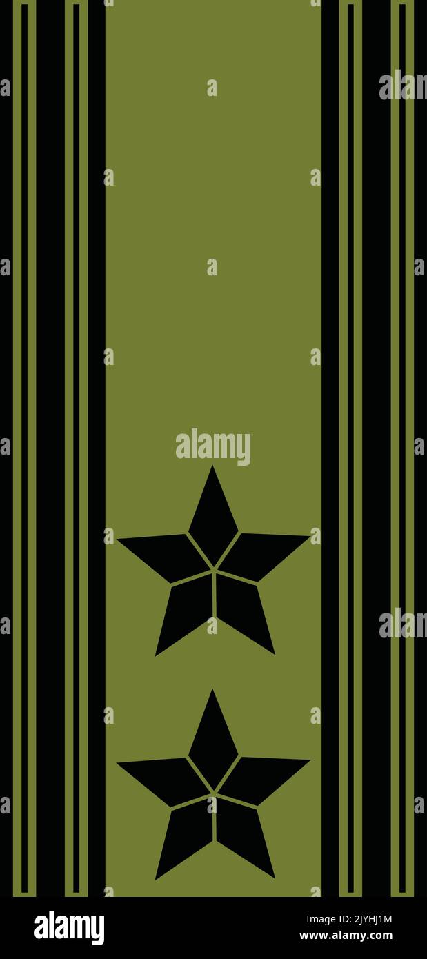Shoulder pad NATO officer mark for the OBERSTLØYTNANT (SENIOR FIELD