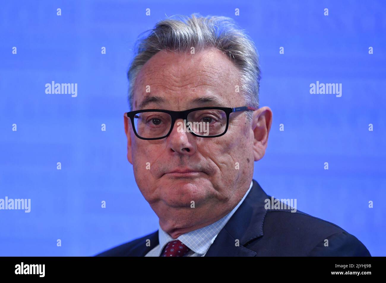 Former Australian ambassador to China Geoff Raby before addressing the