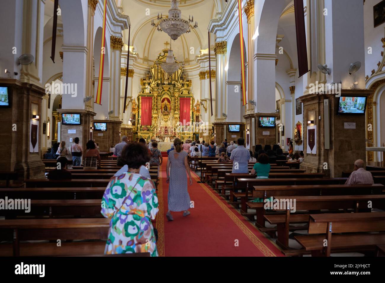 Church Nuestra Señora de la Encarnación. Marbella, Costa del Sol, Malaga Province, Andalusia, Spain Stock Photo