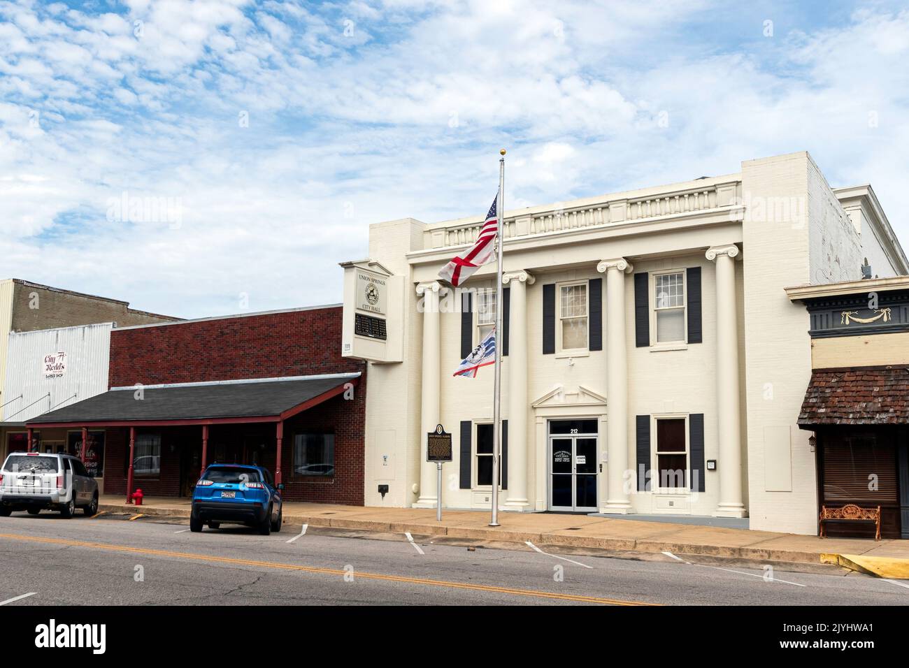 Union Springs, Alabama, USA Sept. 6, 2022 The building that