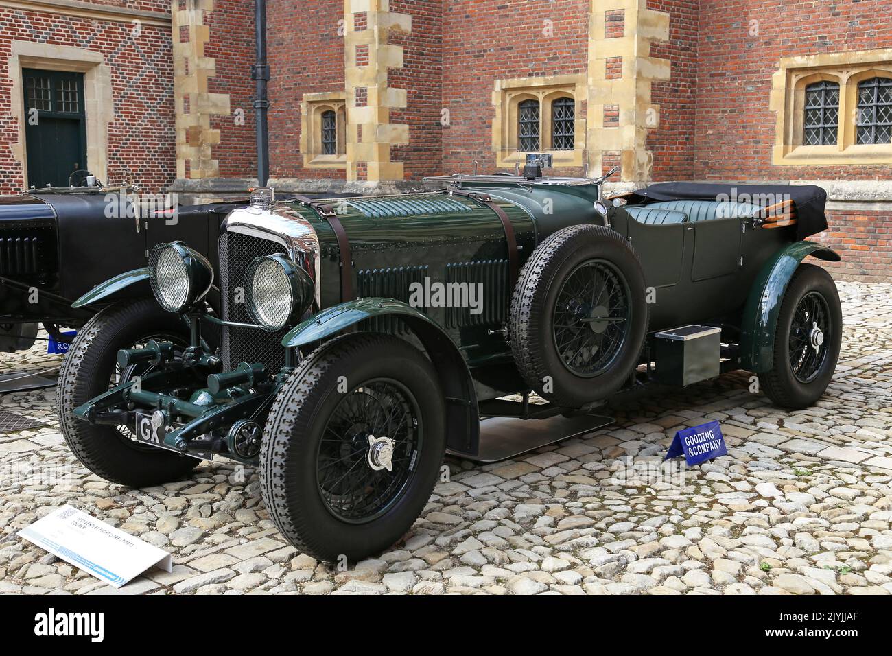 Bentley Eight Litre Sports Tourer (1932) sold for £759,375. Gooding Classic Car Auction, 3 Sep 2022. Hampton Court Palace, London, UK, Europe Stock Photo