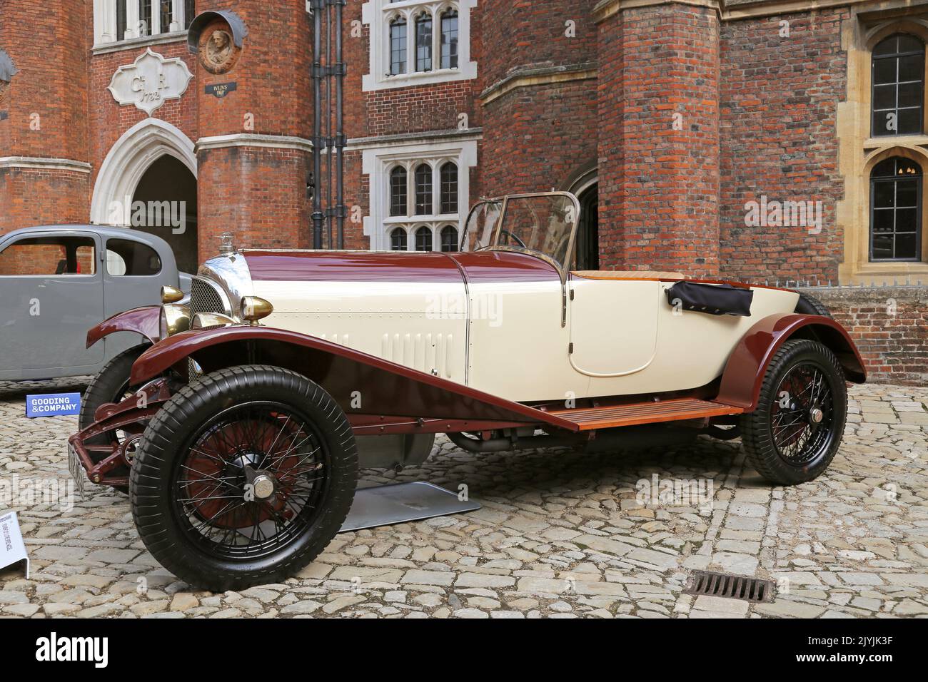 Bentley 3 litre Speed Model Boattail (1926) sold for £292,500. Gooding Classic Car Auction, 3 Sep 2022. Hampton Court Palace, London, UK, Europe Stock Photo