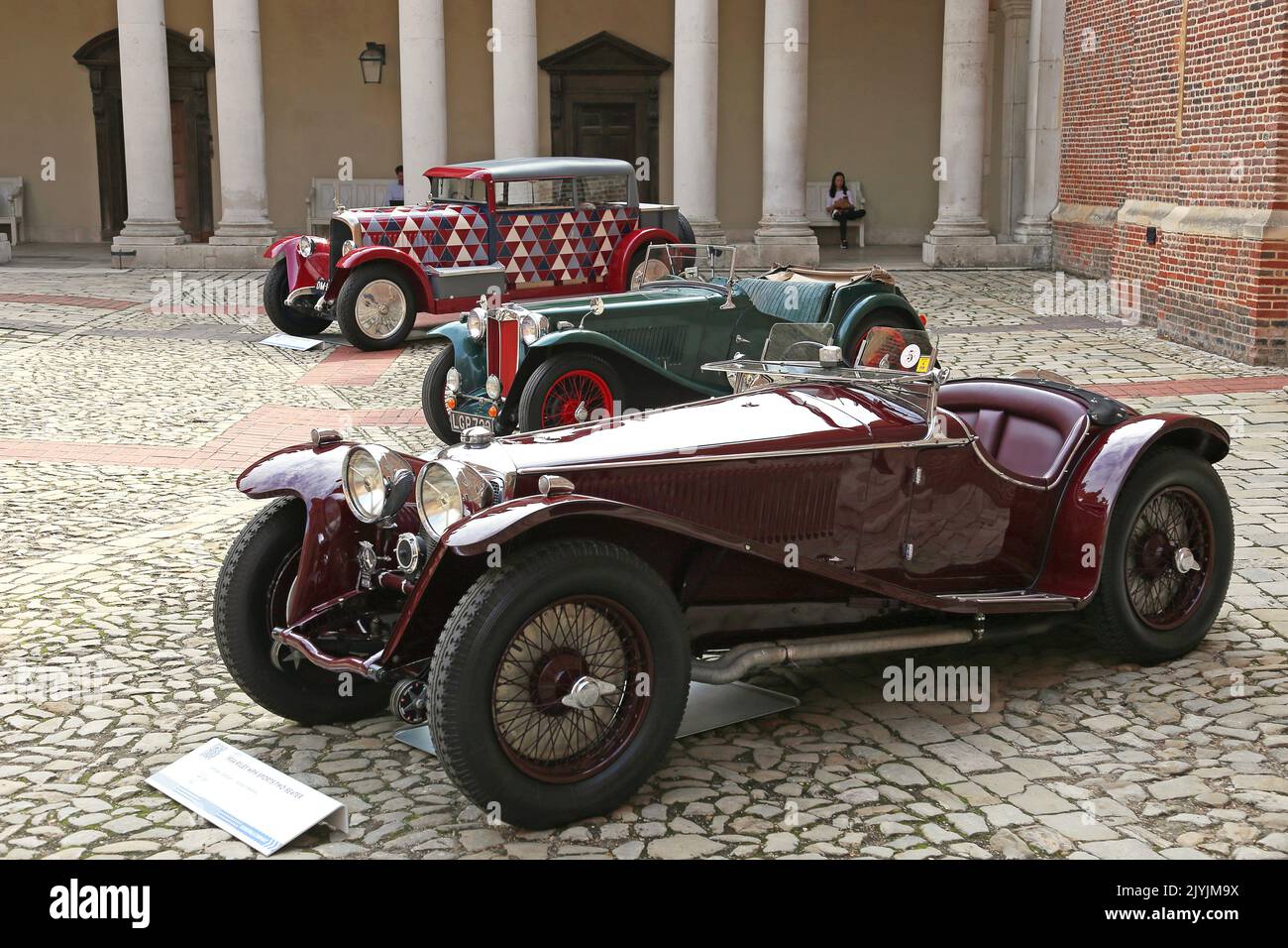 Riley MPH Sports Two-Seater (1934) sold for £281,250. Gooding Classic Car Auction, 3 Sep 2022. Hampton Court Palace, London, UK, Europe Stock Photo