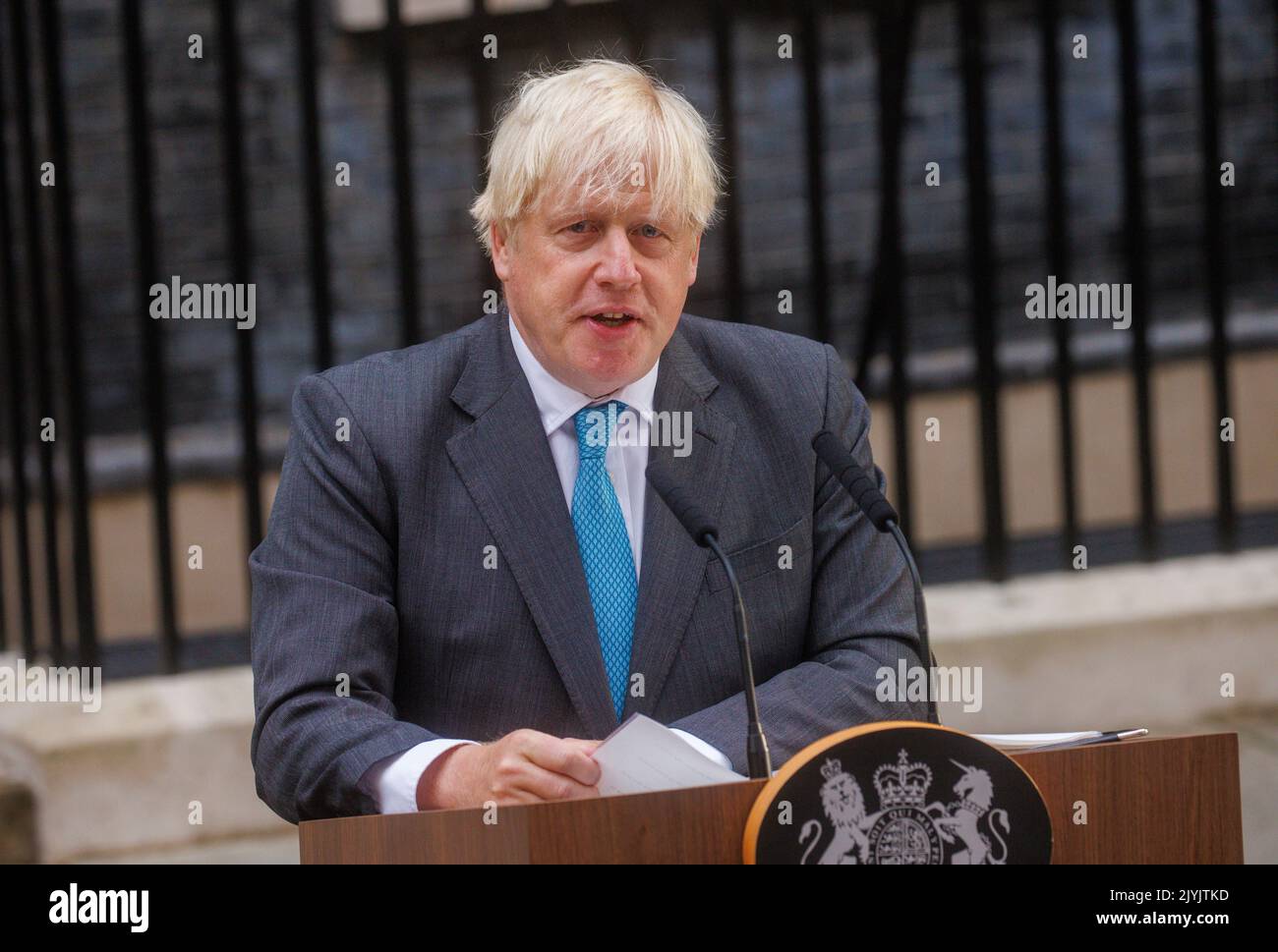 Former Prime Minister, Boris Johnson, Makes His Resignation Speech In ...