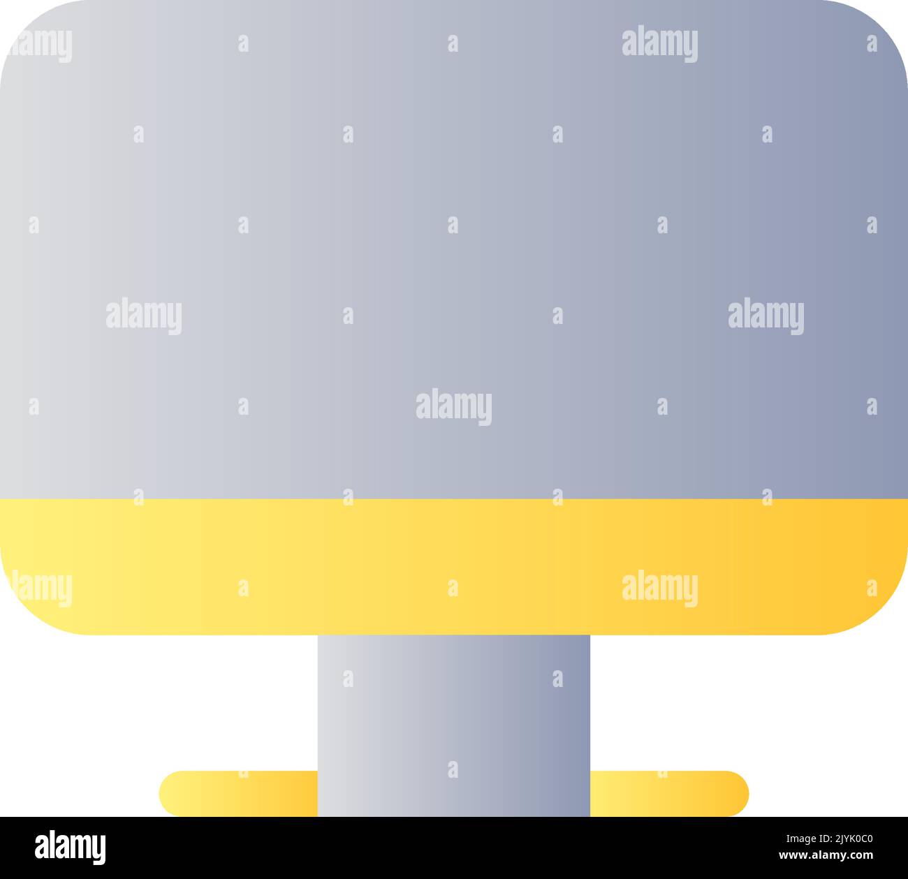 Software concept yellow monitor Stock Vector Images - Alamy