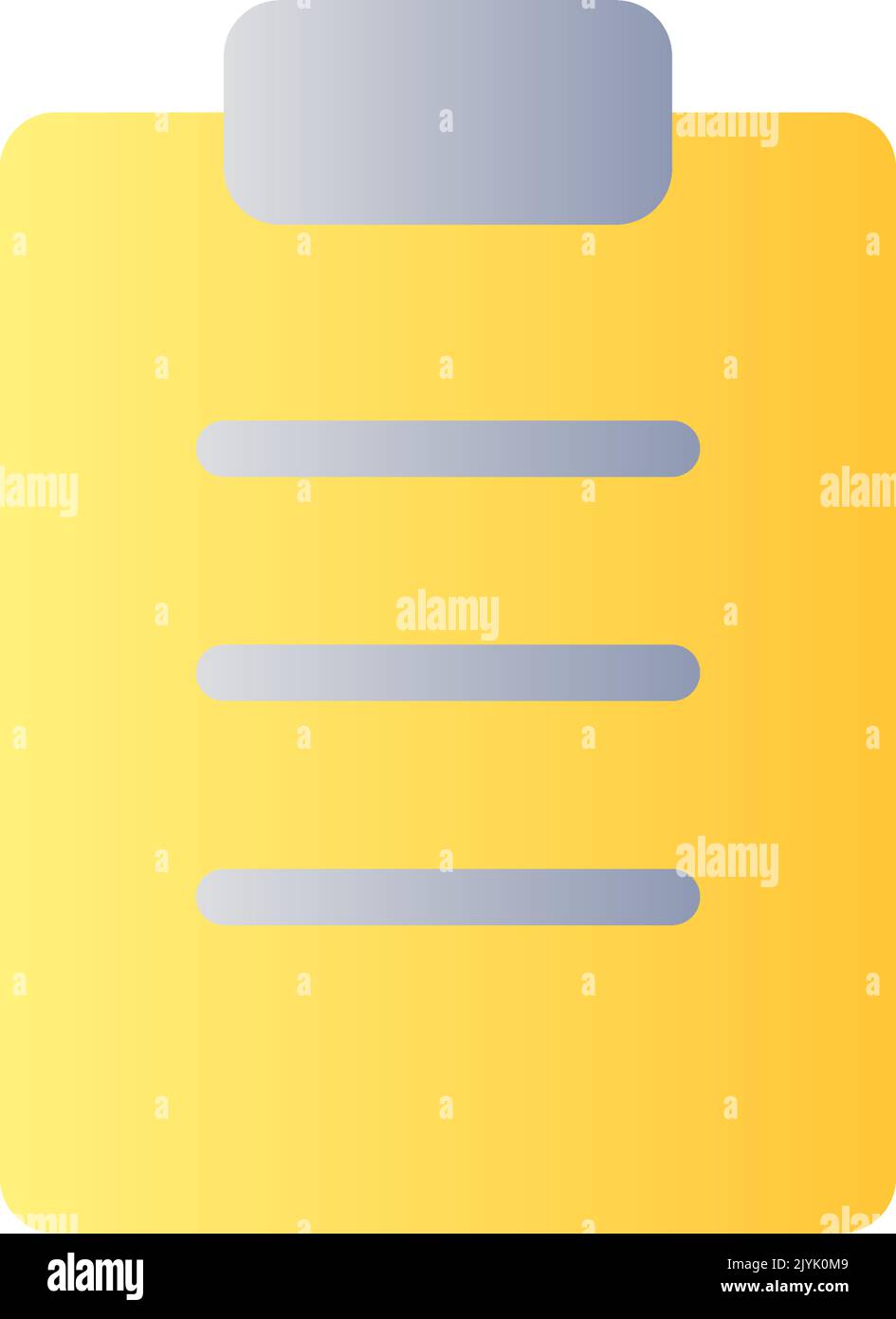 Filled tablet flat gradient two-color ui icon Stock Vector