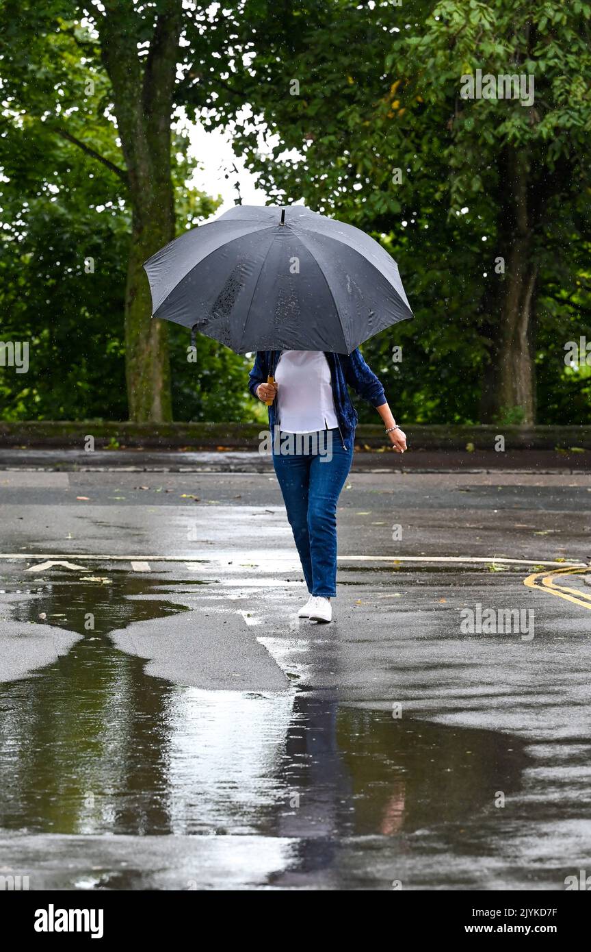 Umbrella in a puddle hi-res stock photography and images - Page 2 - Alamy