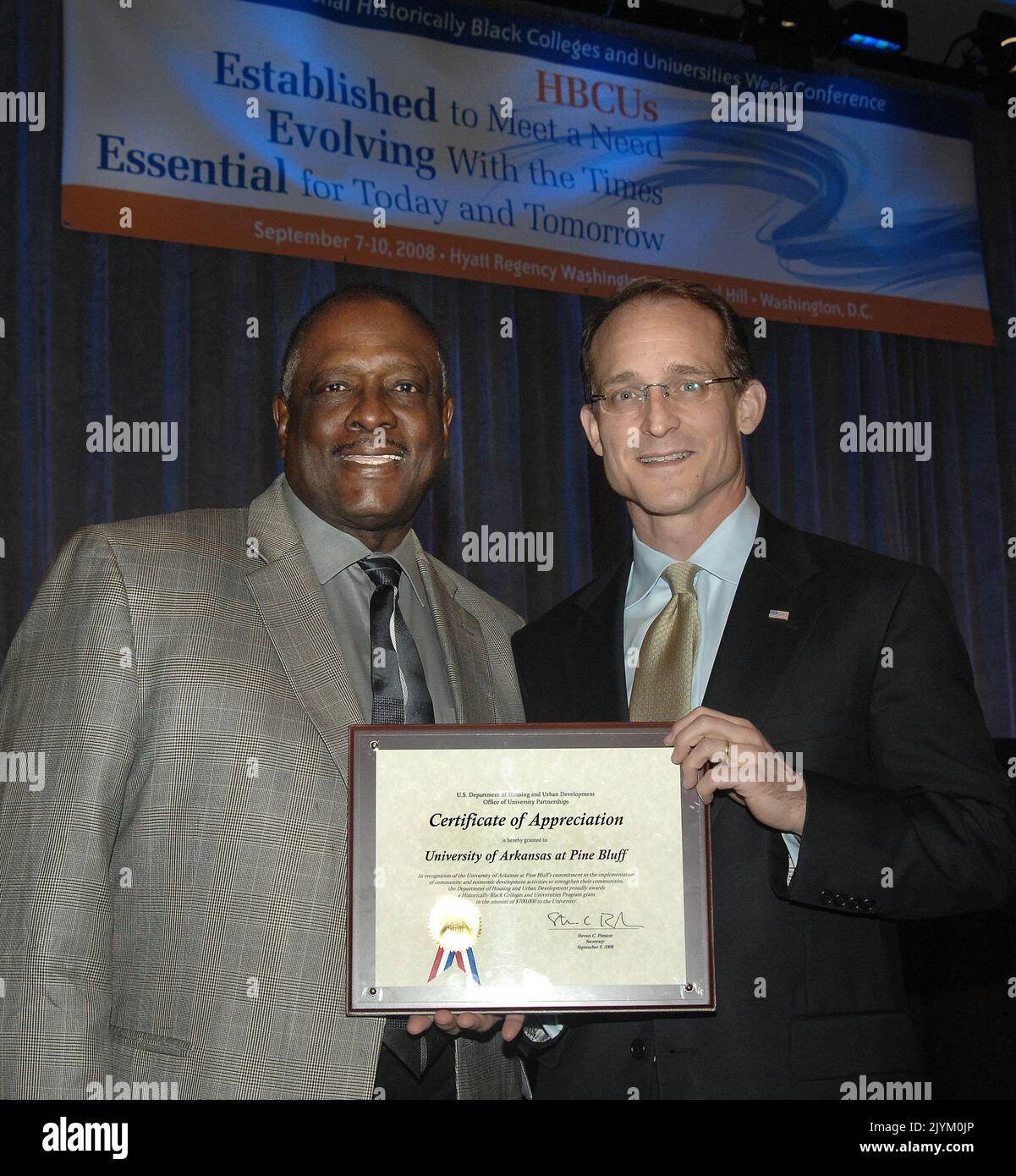 HUD-Historically Black Colleges and Universities Honorees - Secretary