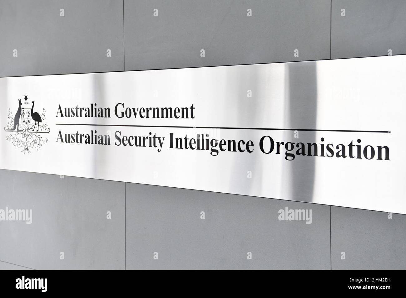 The Australian Security Intelligence Organisation (ASIO) sign ASIO