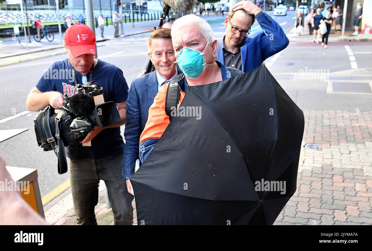Ian Seeley, (centre) who is stepson of the main suspect taxi driver ...