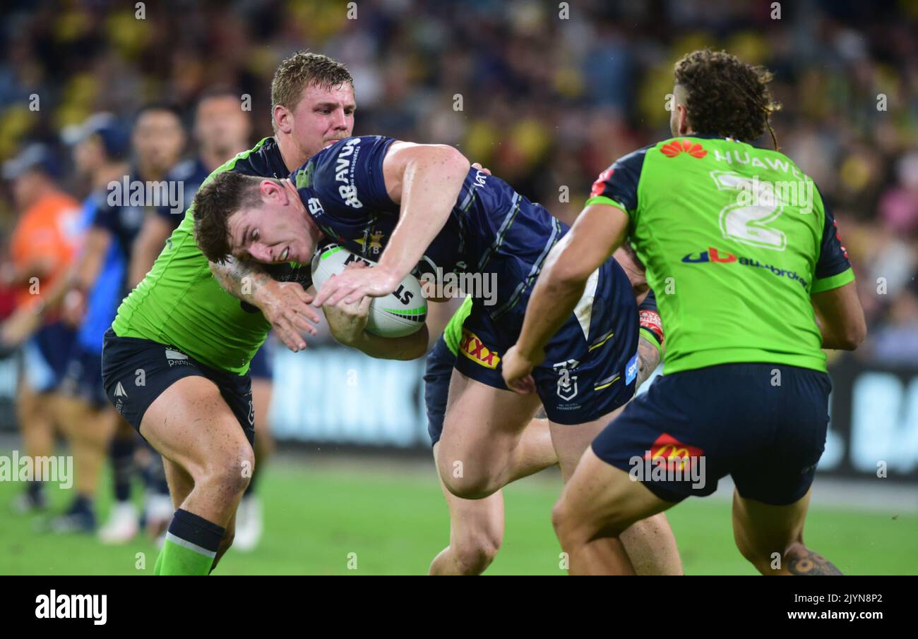 Cowboys Ben Condon during the Round 7 NRL match between the North Queensland Cowboys and