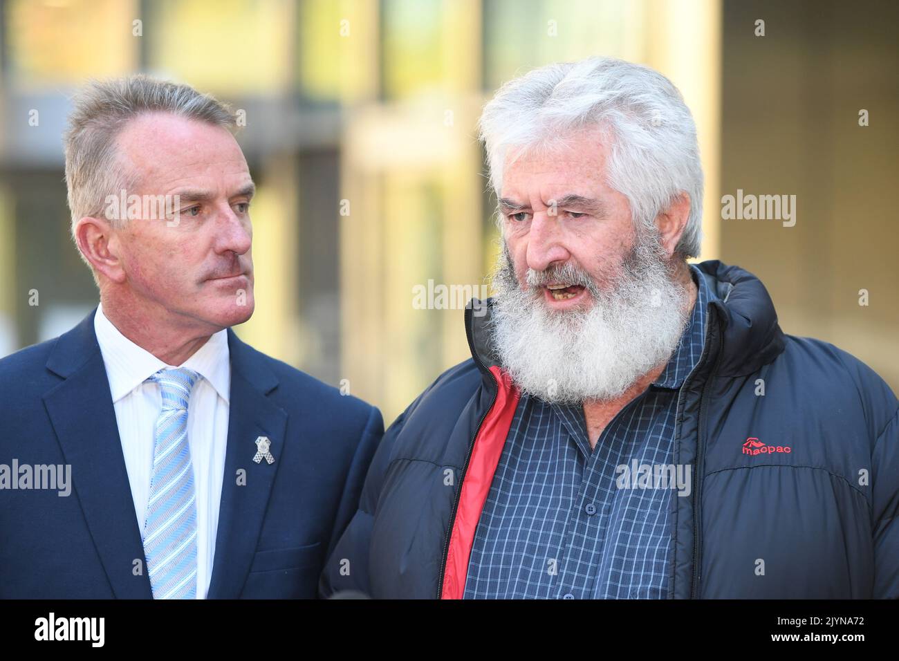 Partner of Senior Constable Lynette Taylor, Stuart Schultz (right ...