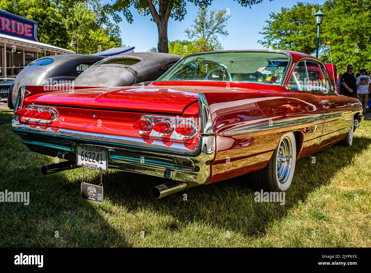 Falcon Heights, MN June 17, 2022 Low perspective rear corner view of