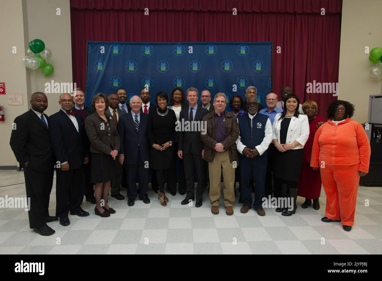 Secretary Shaun Donovan in Baltimore, Maryland for tour of Cherry Hill