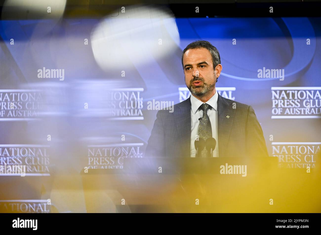 Federal President of the Australian Medical Association Omar Khorshid delivers his address to Federal President of the Australian Medical Association Omar Khorshid delivers his address to