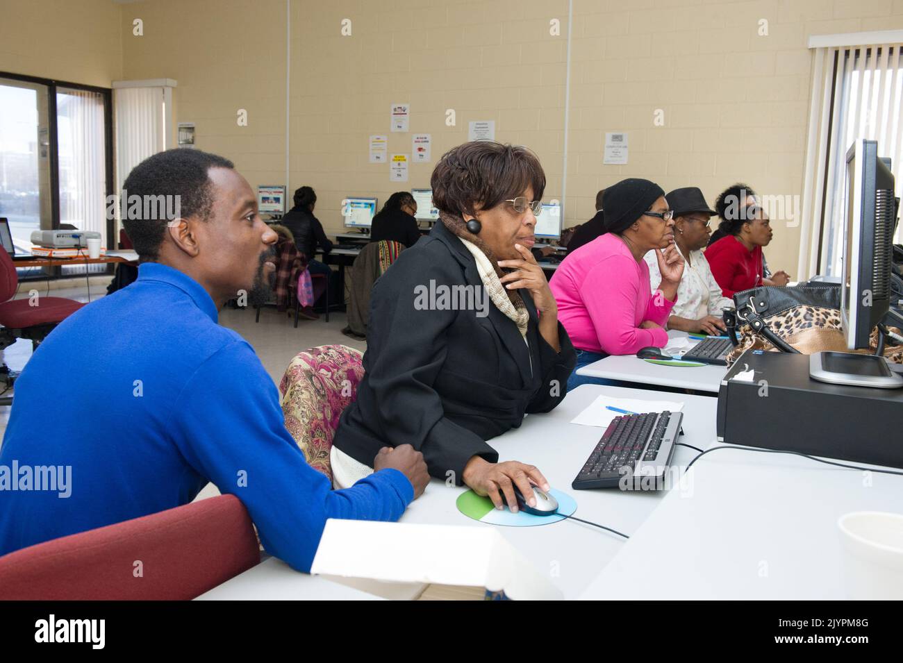 HUD "Connect to Compete" Web training session, HUD headquarters Stock
