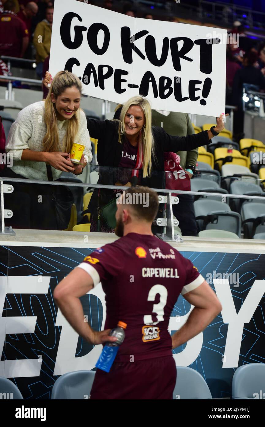 QLD Kurt Capewell during Game 1 of the 2021 State of Origin series