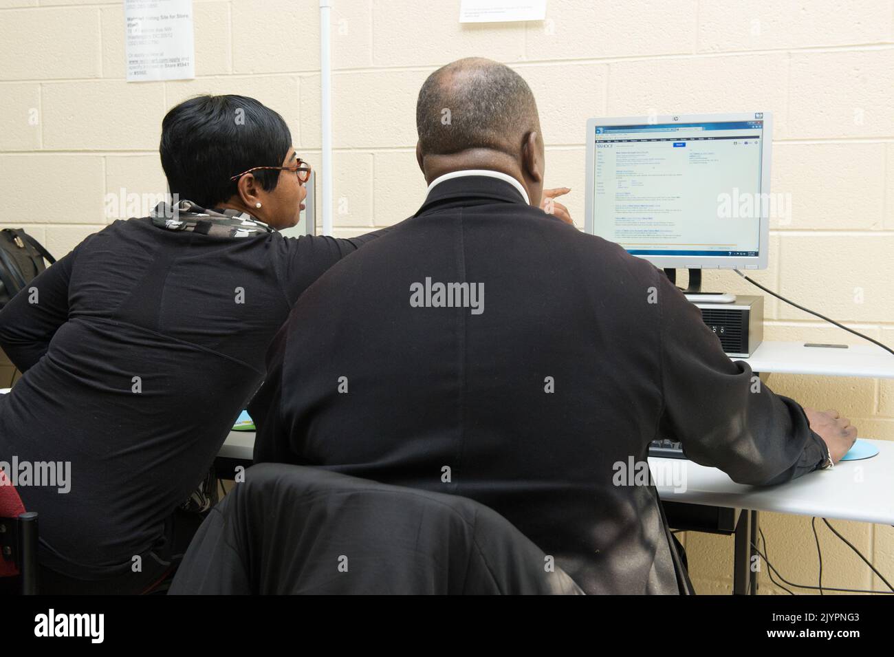 HUD "Connect to Compete"  training session, HUD headquarters Stock