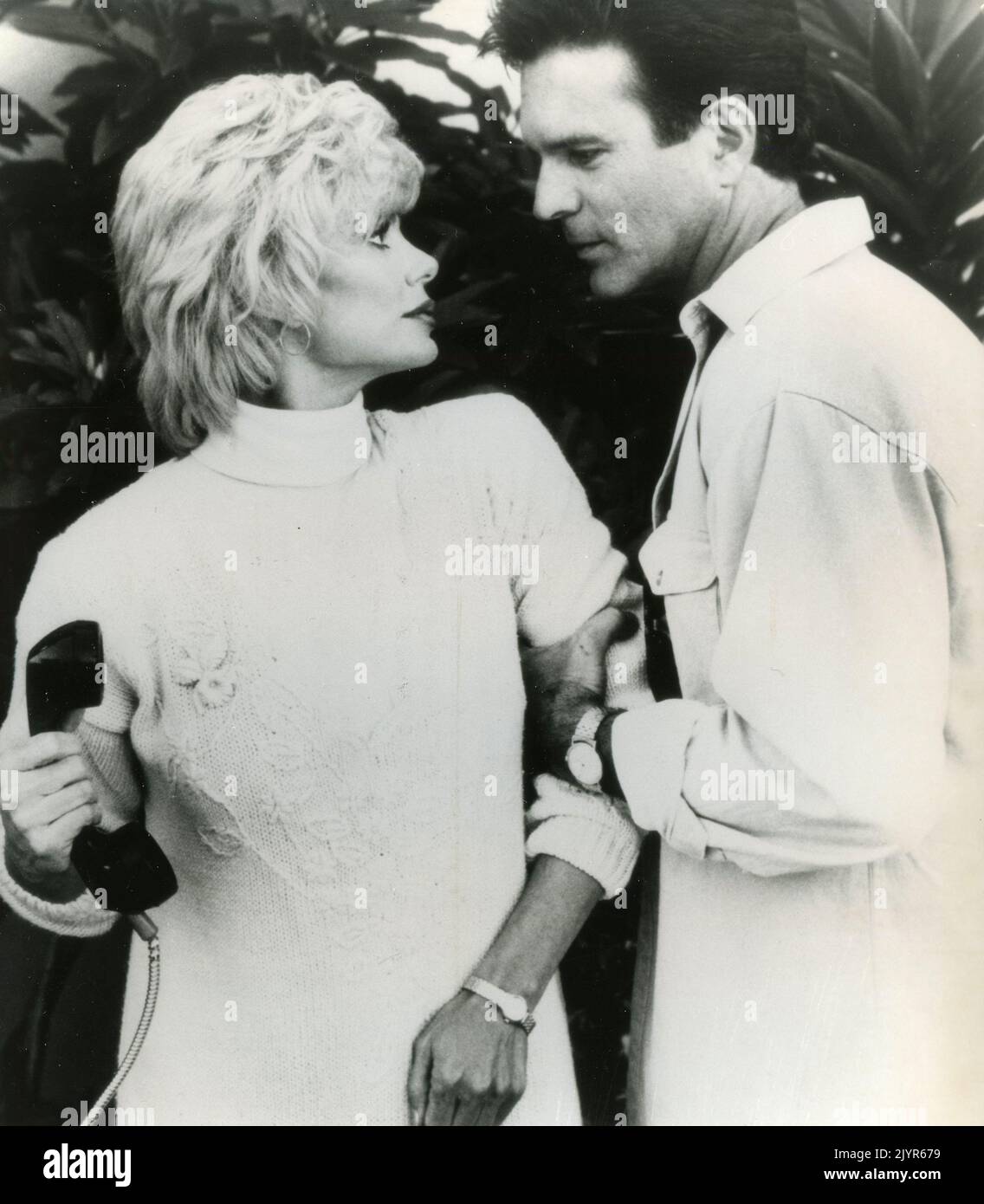 Actress Loni Anderson and actor Anthony John Denison in the movie Plan of Attack, USA 1992 Stock Photo