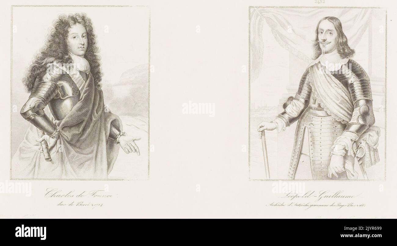 Charles de France Léopold Guillaume Stock Photo Alamy