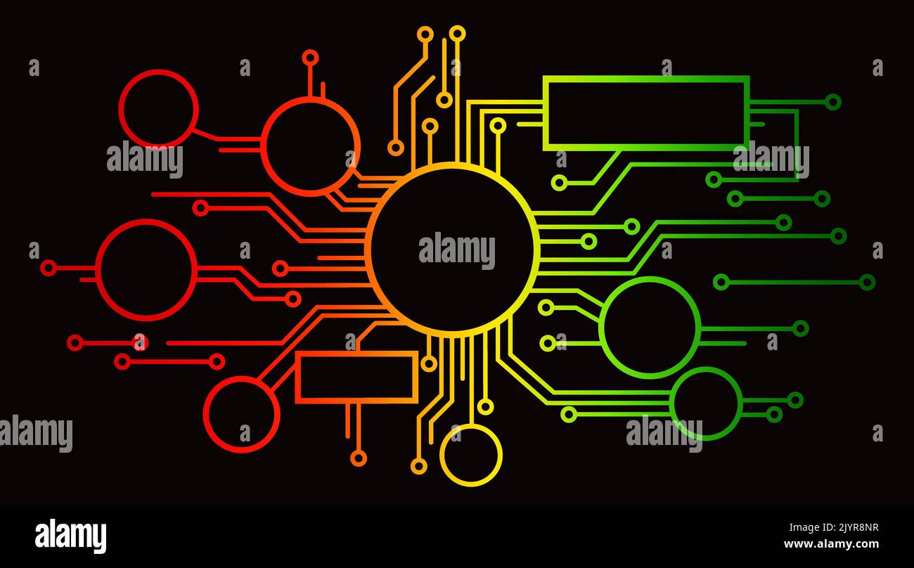 Abstract technology circuit board, background Stock Photo Alamy