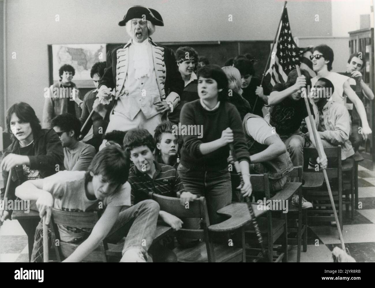 American actor Richard Mulligan in the movie Teachers, USA 1984 Stock Photo