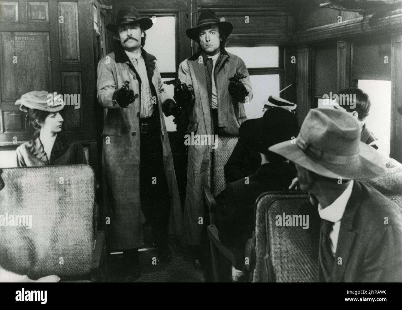 American actors Stacy Keach and James Keach in the movie The Long Riders, USA 1980 Stock Photo