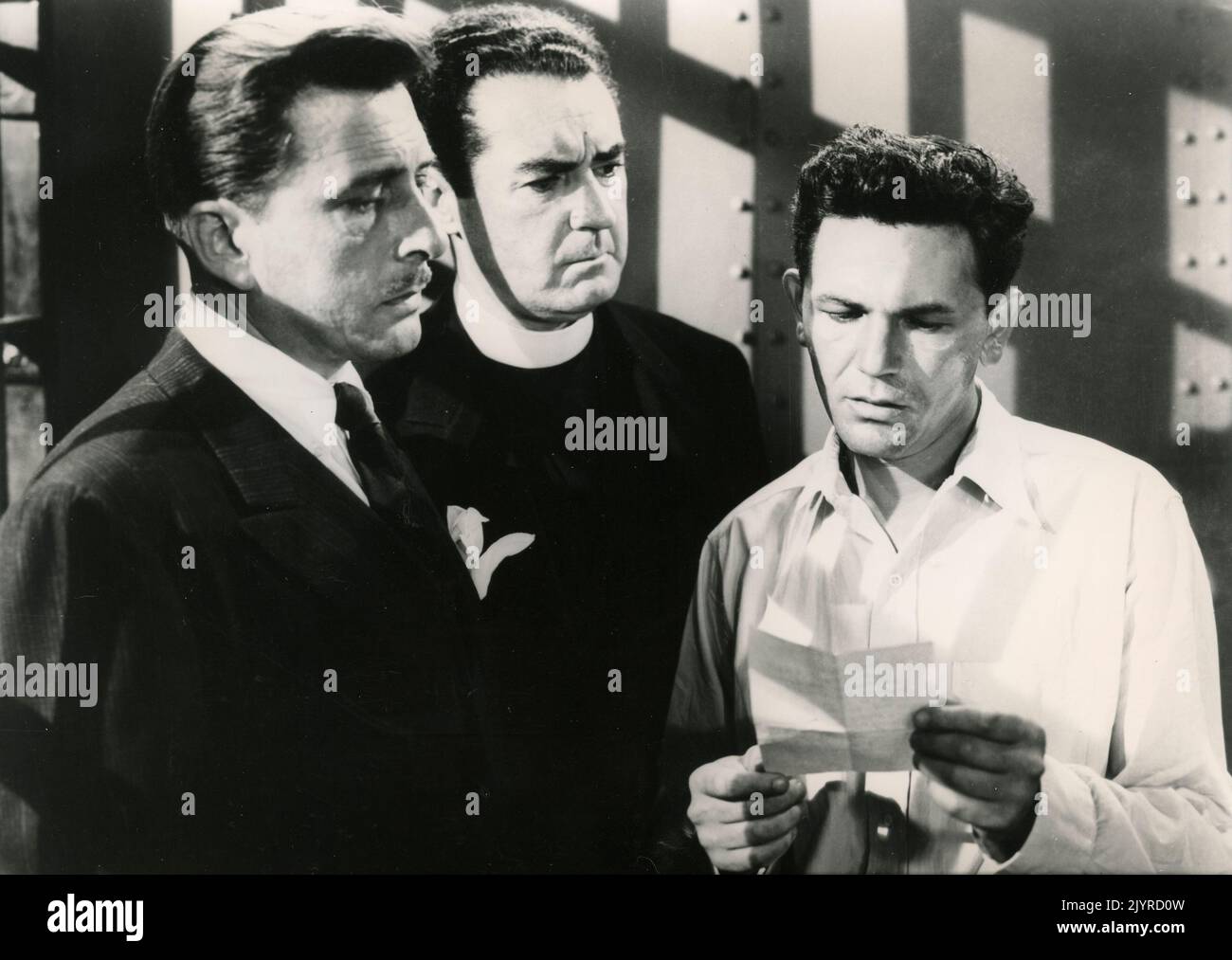 Actors Leon Ames and John Garfield in the movie The Postman Always Rings Twice, USA 1946 Stock Photo