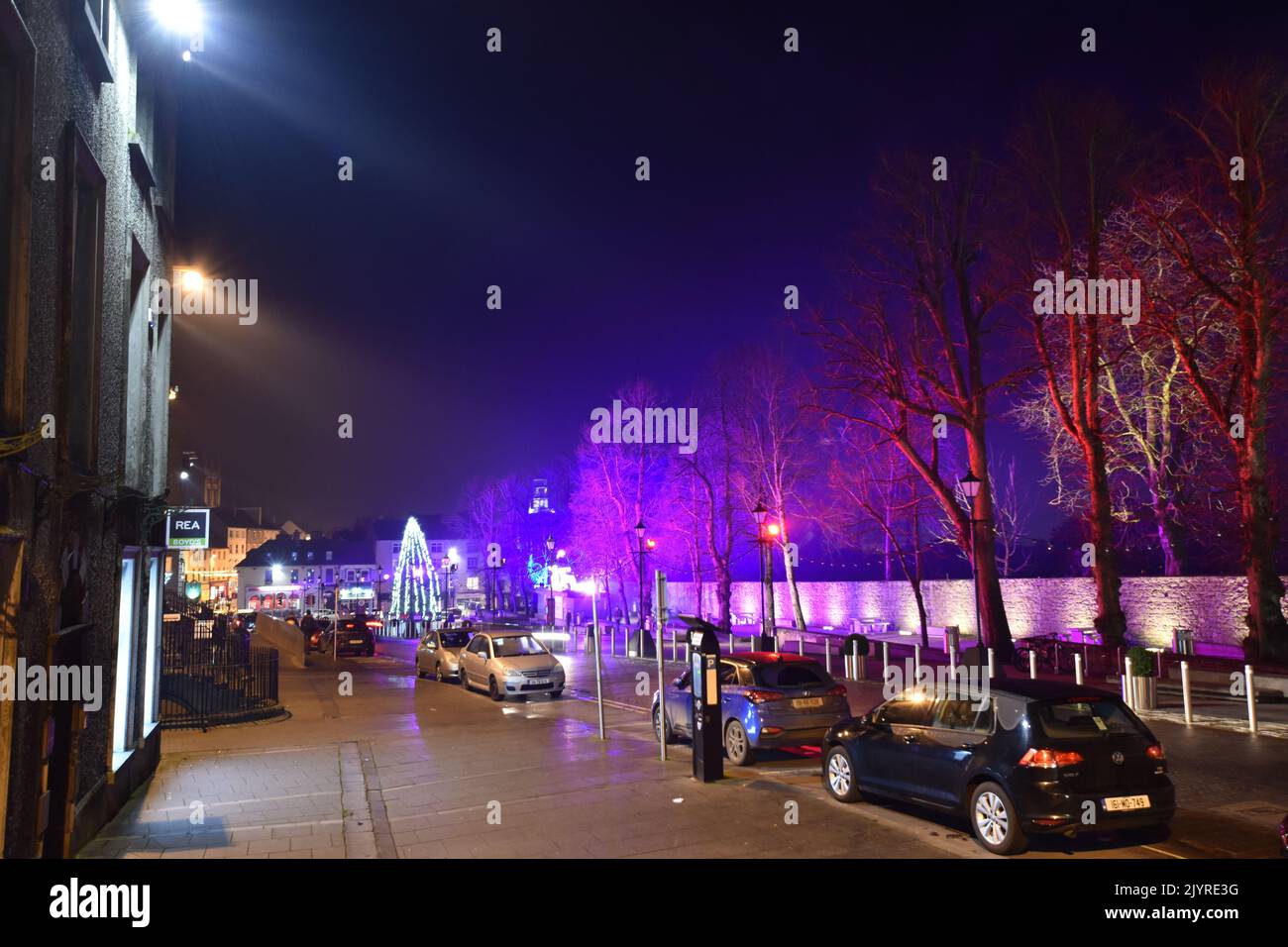 Christmas Lights on Parade, Kilkenny, Ireland Stock Photo Alamy