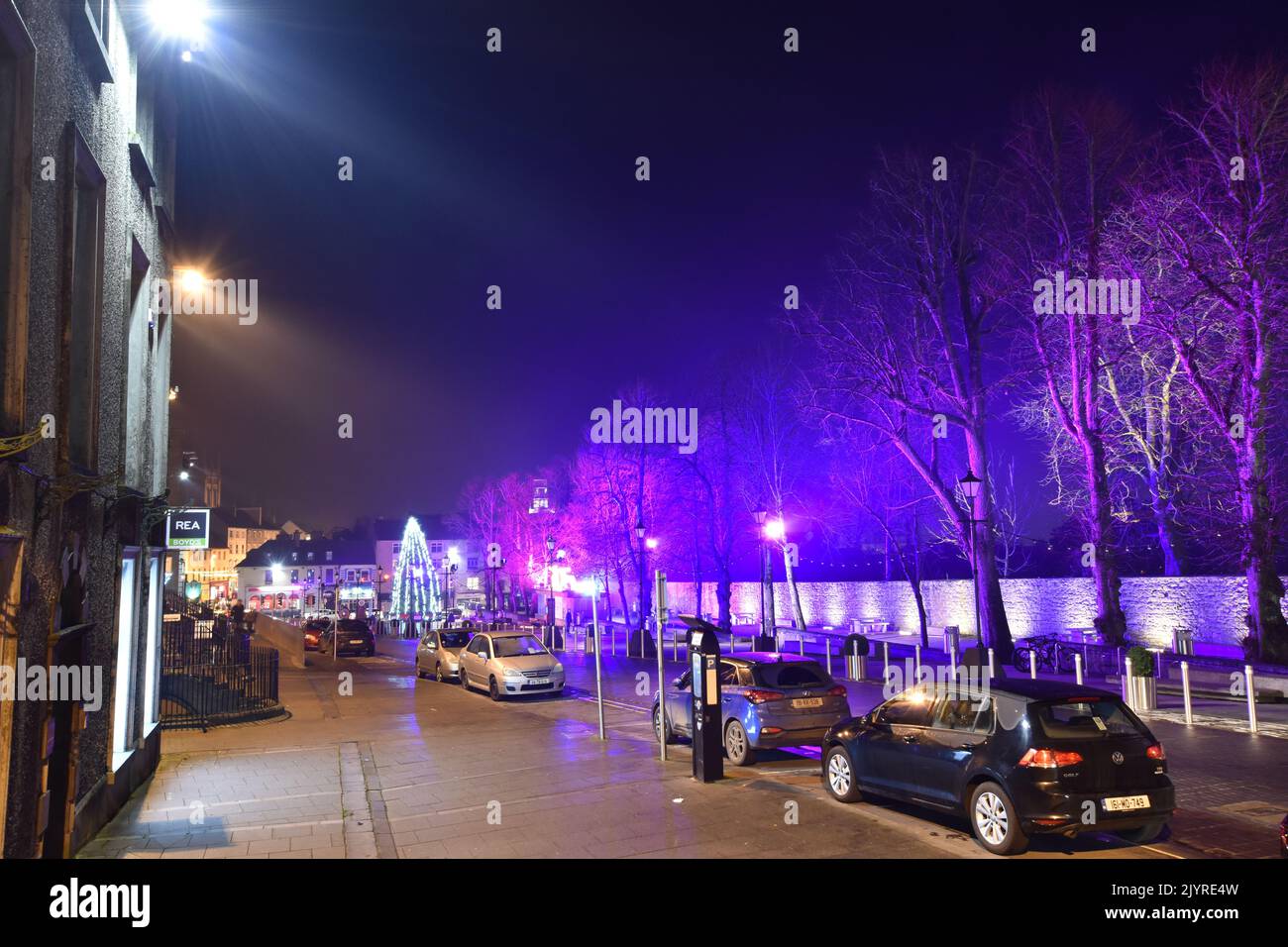 Christmas Lights on Parade, Kilkenny, Ireland Stock Photo Alamy