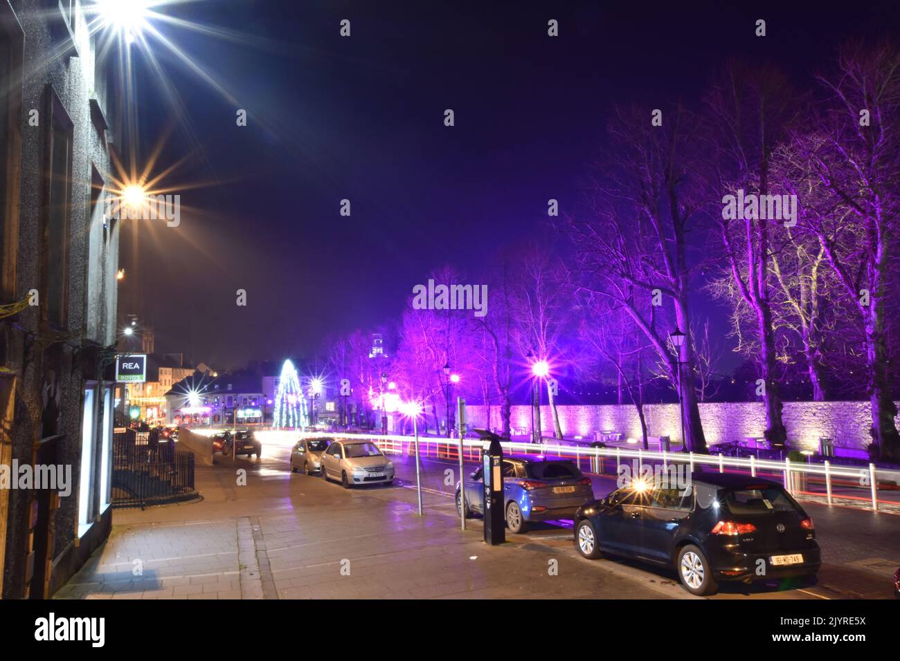 Christmas Lights on Parade, Kilkenny, Ireland Stock Photo Alamy