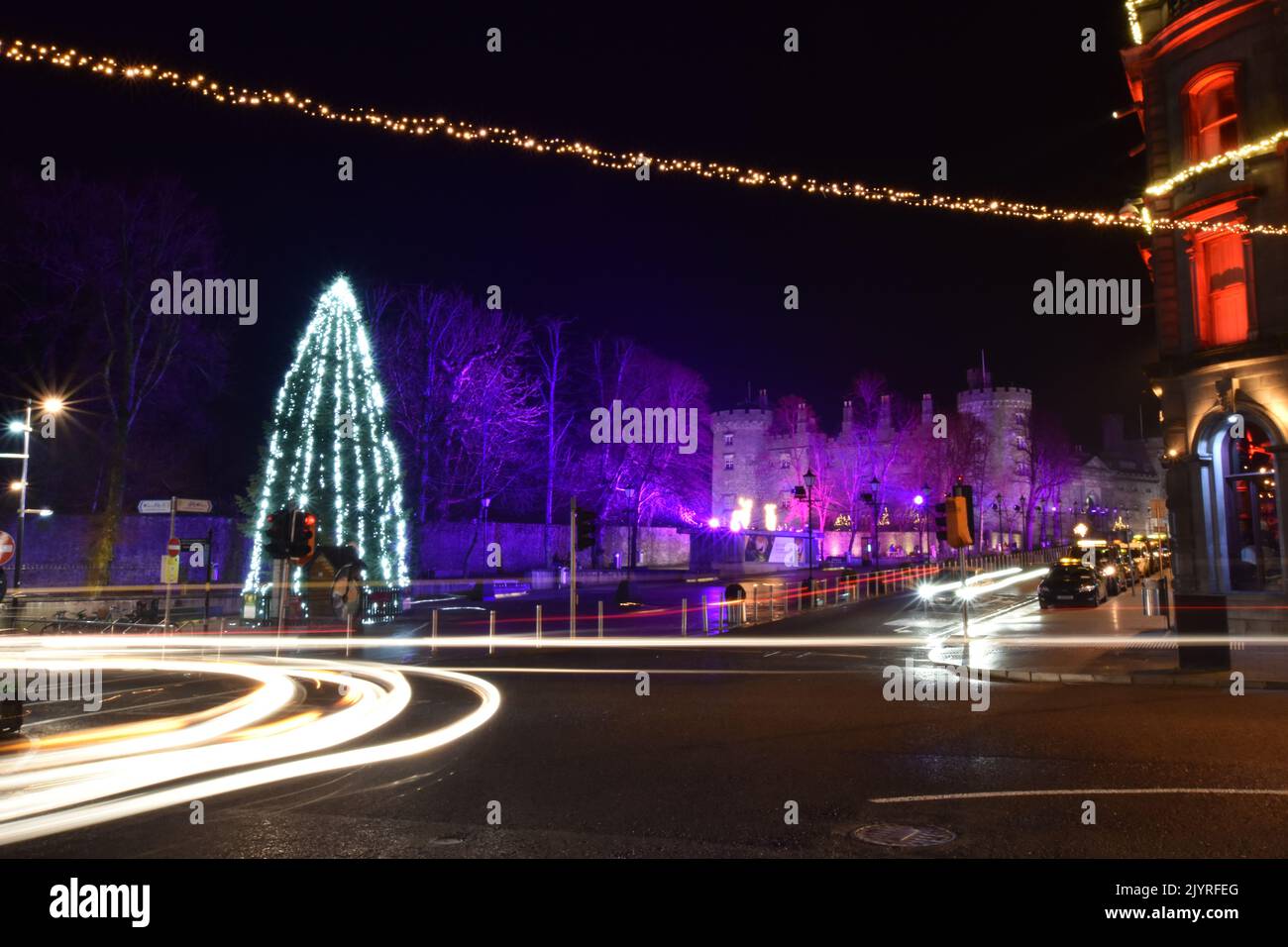 Christmas Lights on Parade, Kilkenny, Ireland Stock Photo Alamy