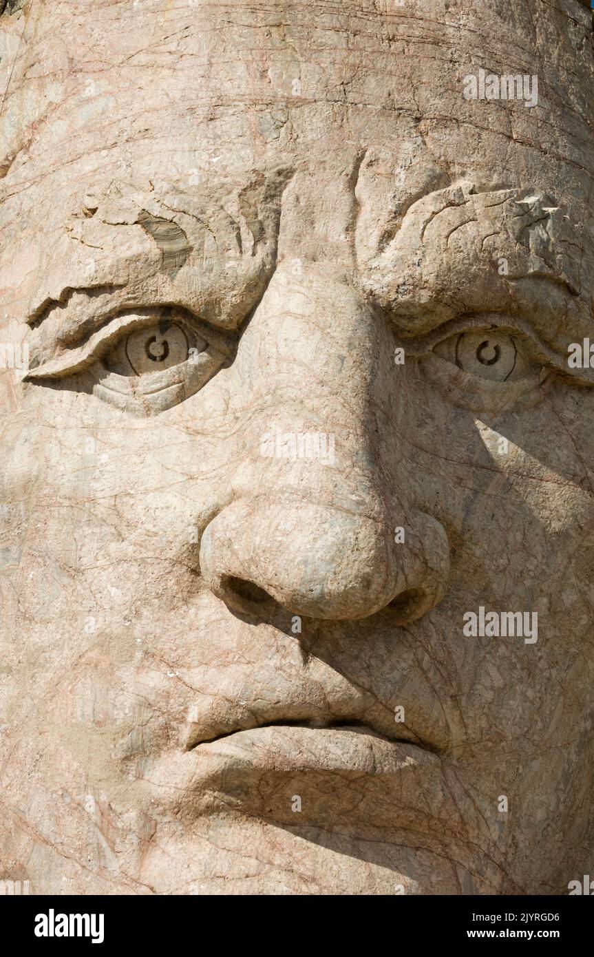 Crazy Horse Memorial, Black Hills, South Dakota, USA. EDITORIAL USE ONLY Stock Photo Alamy