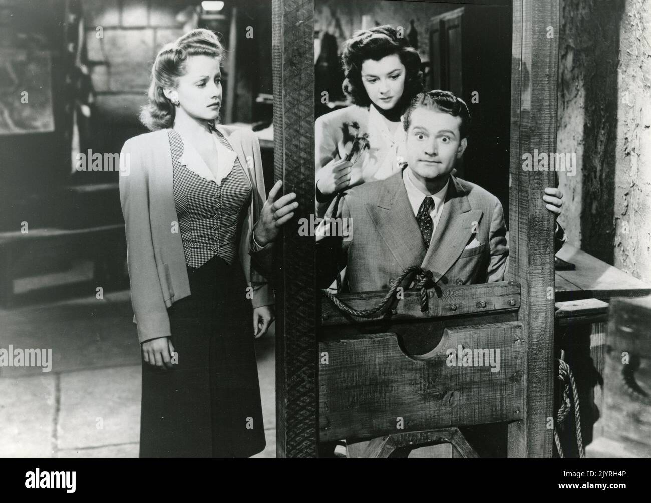 Actresses Diana Lewis Ann Rutherford And Actor Red Skelton In The Movie Whistling In Dixie Usa