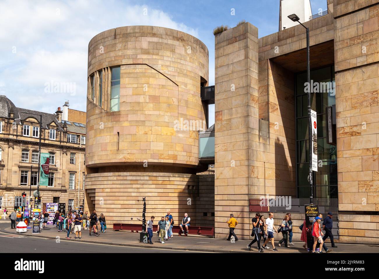 Exterior view of the National Museum of Scotland, Edinburgh. Stock Photo