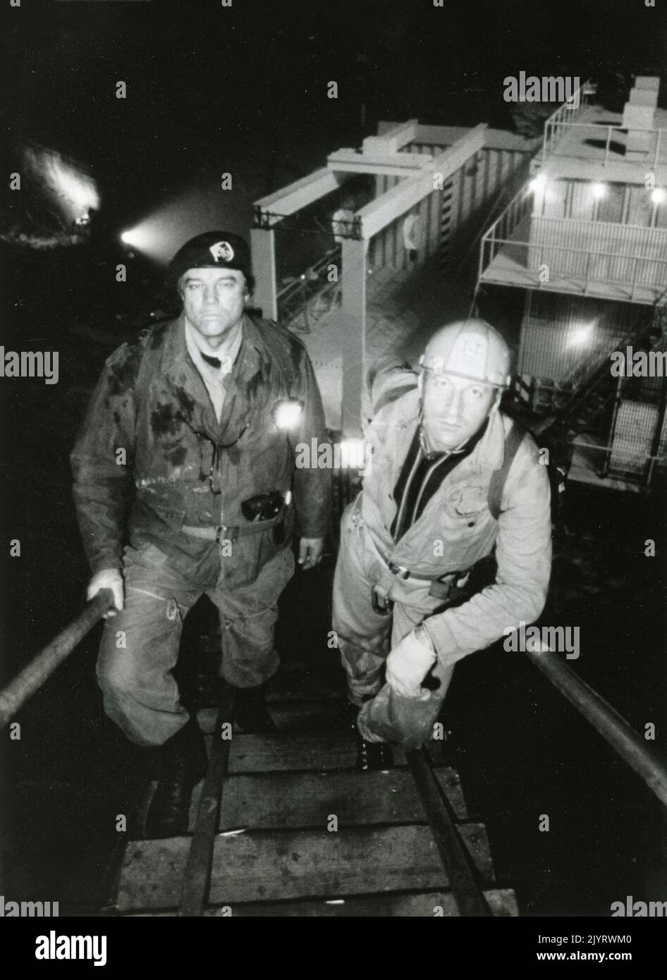 Actors Joe Don Baker and Bob Peck in the TV Series Edge of Darkness