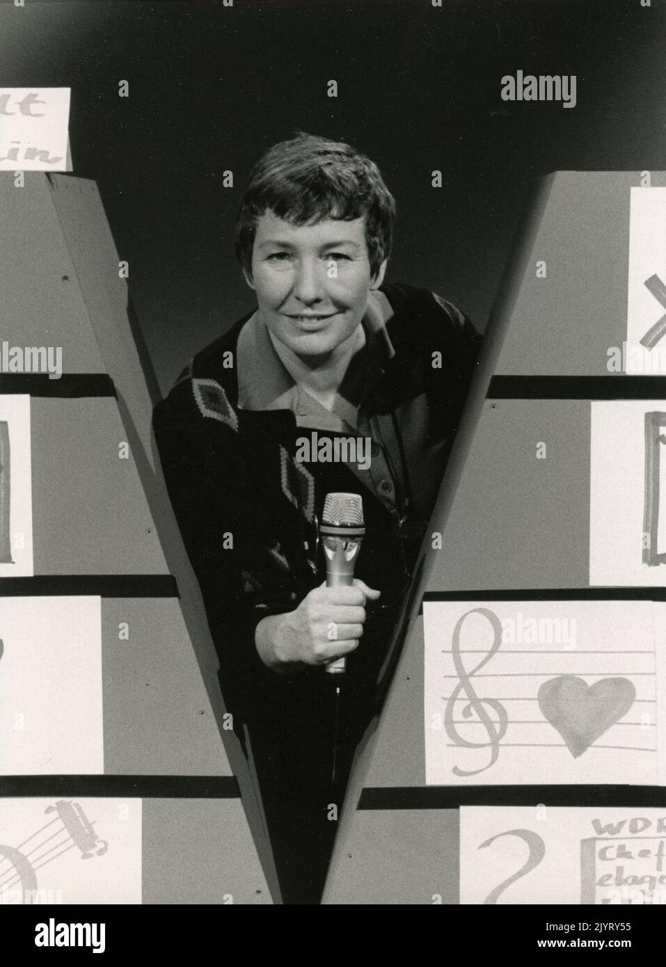 German journalist Carmen Thomas, Germany 1990s Stock Photo