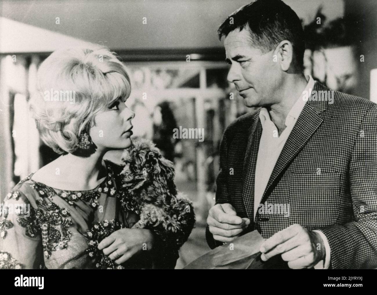German actress Elke Sommer and actor Glenn Ford in the movie The Money Trap, USA 1965 Stock Photo