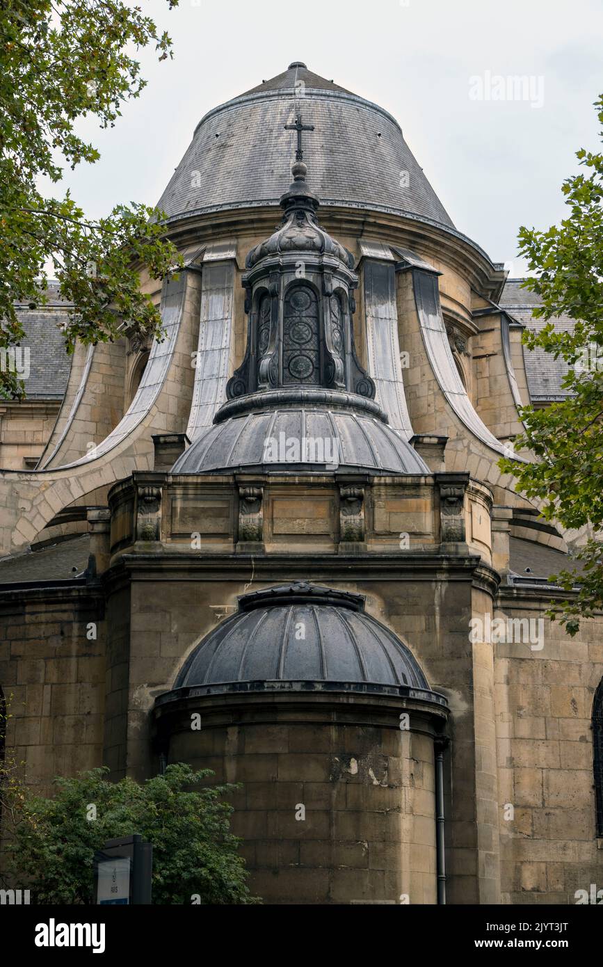 Saint-Nicolas du Chardonnet church, Paris, France Stock Photo