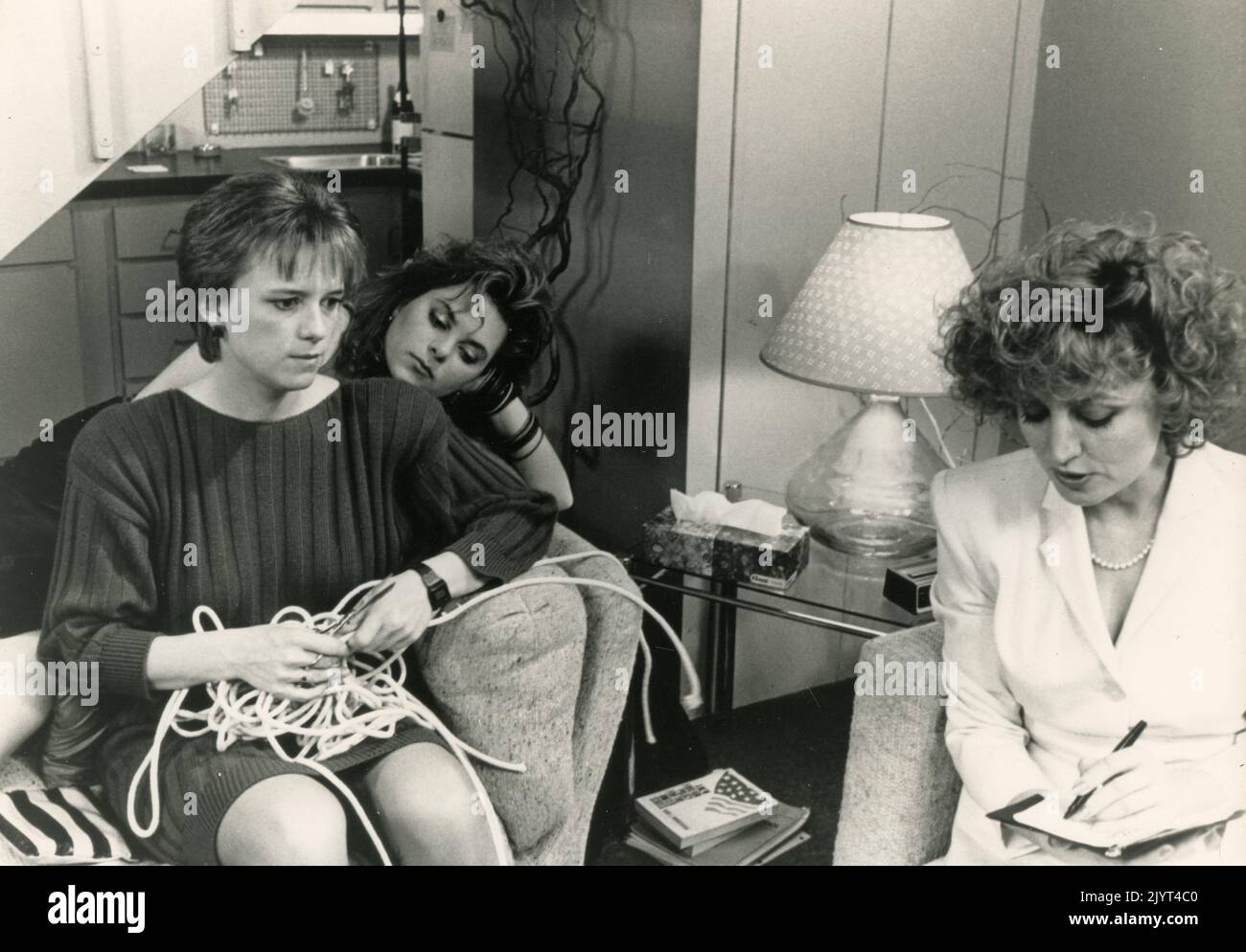 Actresses Janne Peters and Ellen McElduff in the movie Working Girls, USA 1986 Stock Photo