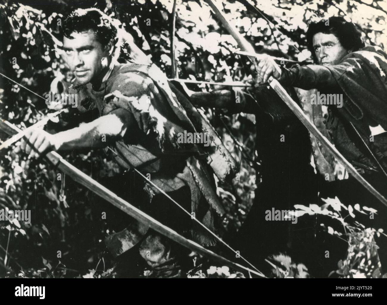 Actor Richard Todd in the movie The Story of Robin Hood and His Merrie Men, USA 1952 Stock Photo