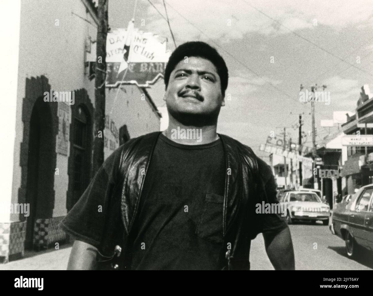 Mexican actor Reinol Martinez in the movie El Mariachi, USA 1992 Stock Photo