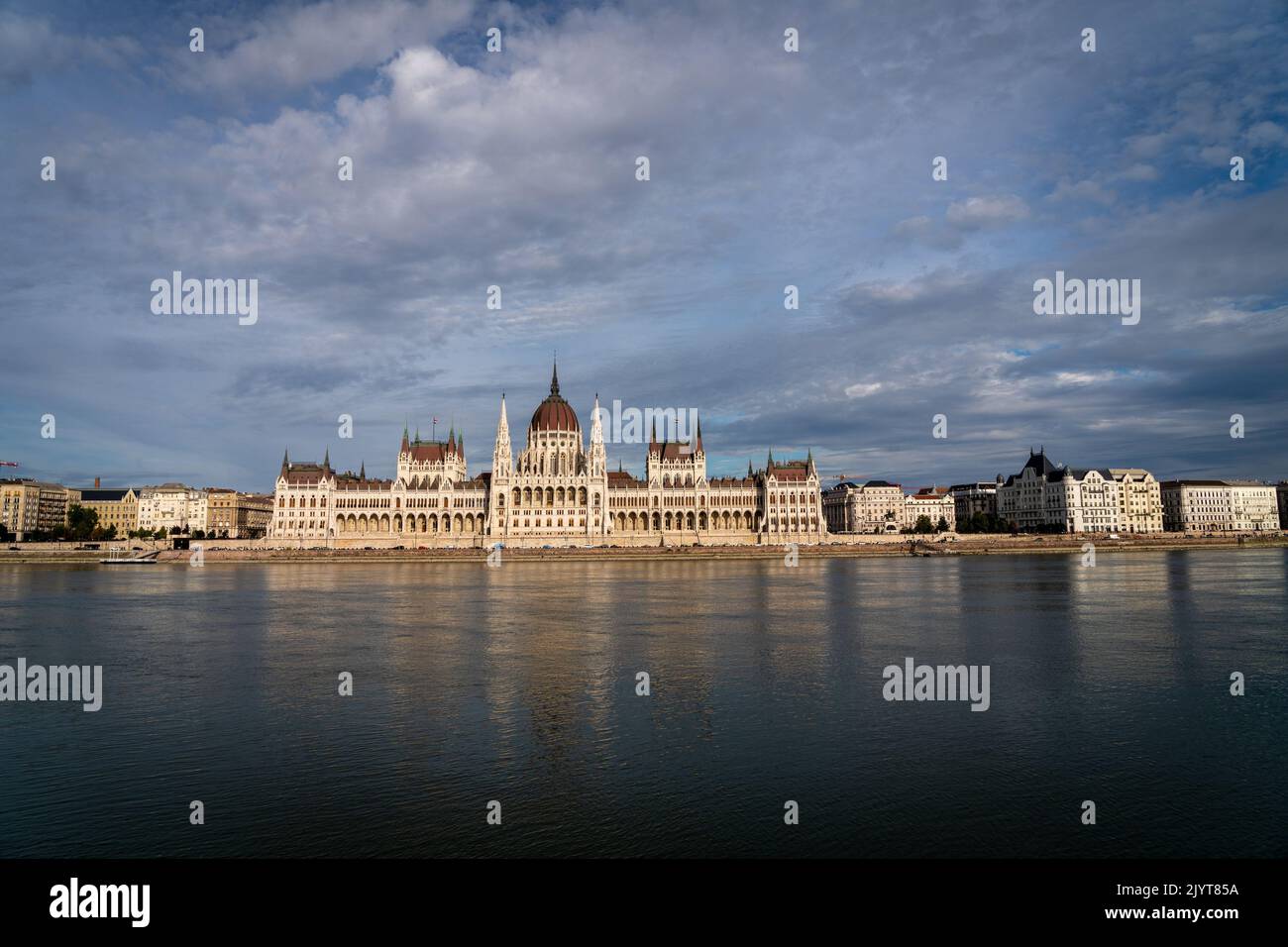 The Parliament building in Budapest is a UNESCO World Heritage Site. Hungary. Stock Photo