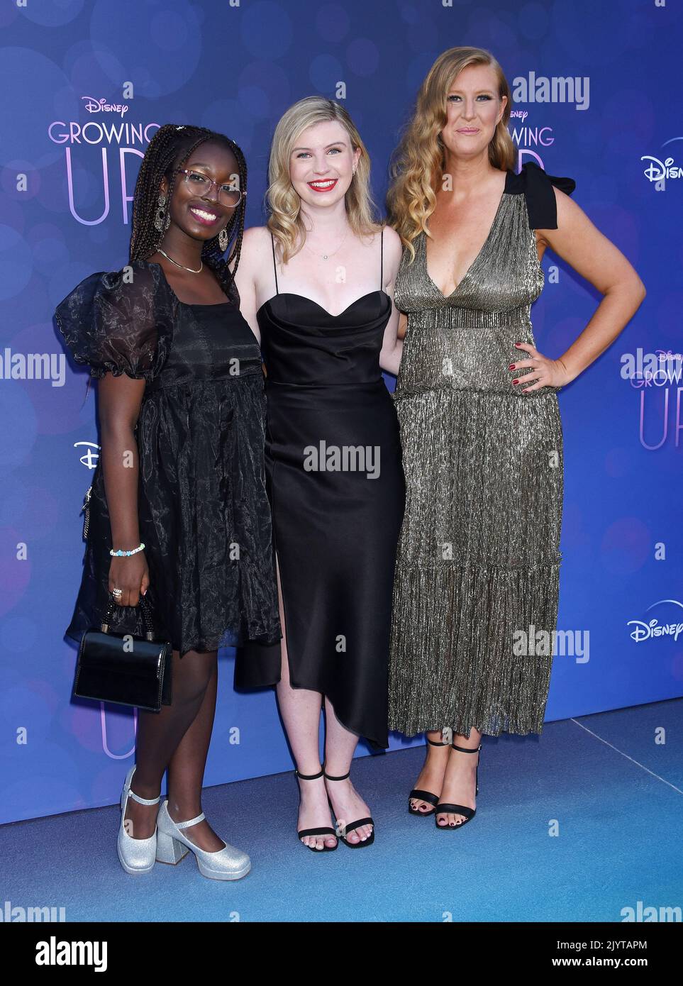 Sofia Ongele, Alex Crotty and Nicole Galovski arriving to the 'Growing Up' Premiere held at Neuehouse Hollywood on September 7, 2022 Hollywood, California © Janet Gough / AFF-USA.com Stock Photo