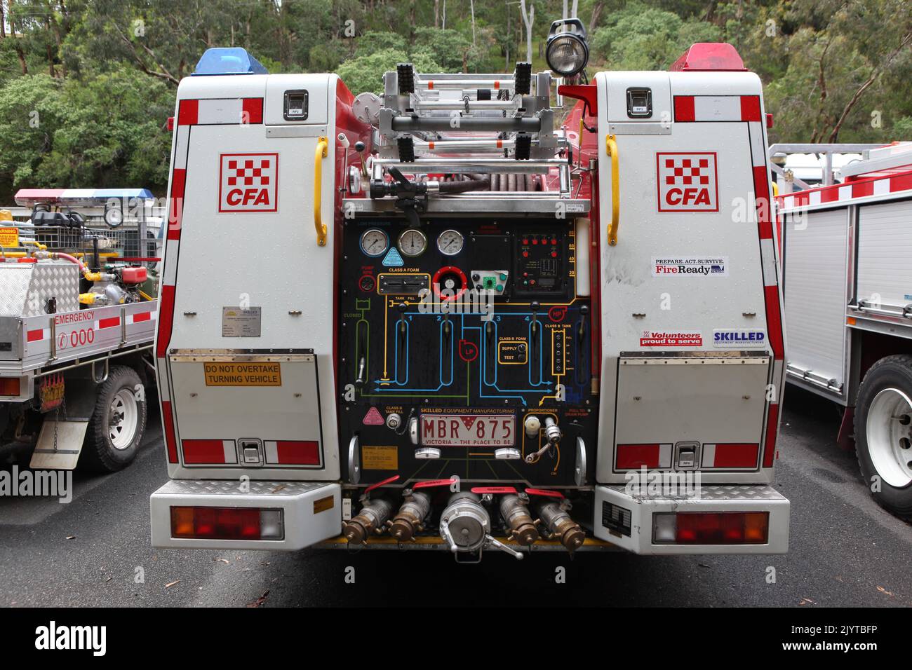 Stock pictures of CFA (Country Fire Authority) fire truck in Victoria ...