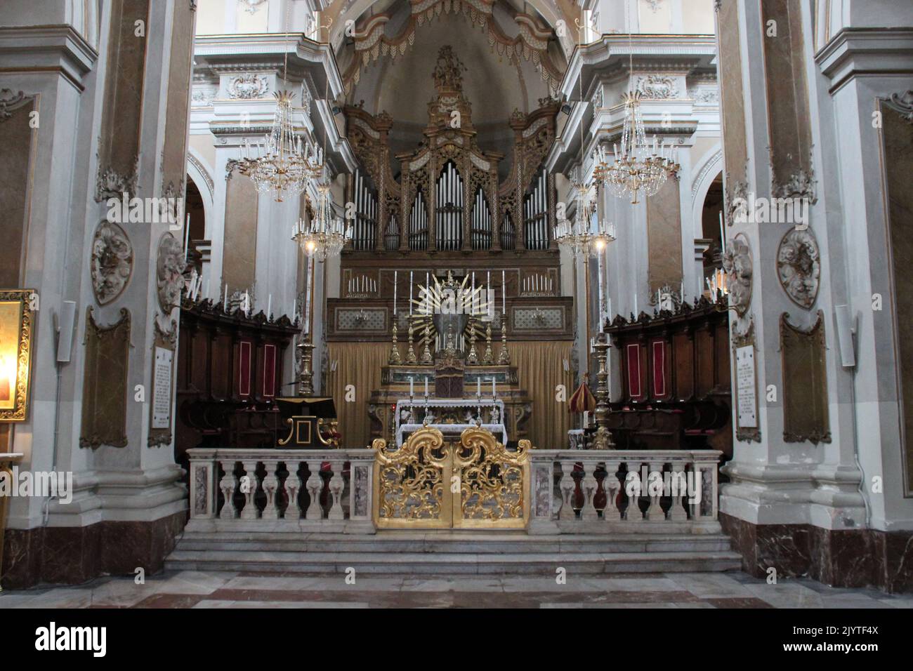Sainte Marie de l'Aumône basilica - Catania - Sicily (italy) Stock Photo
