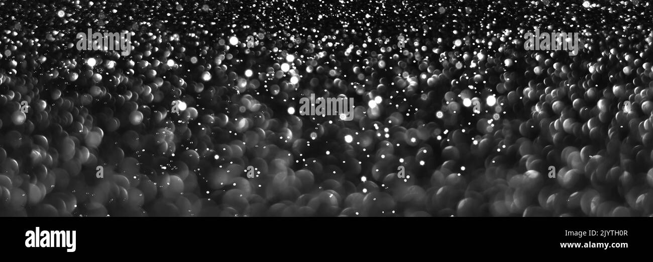 Abstract black background with sparkling white lights Black and White ...