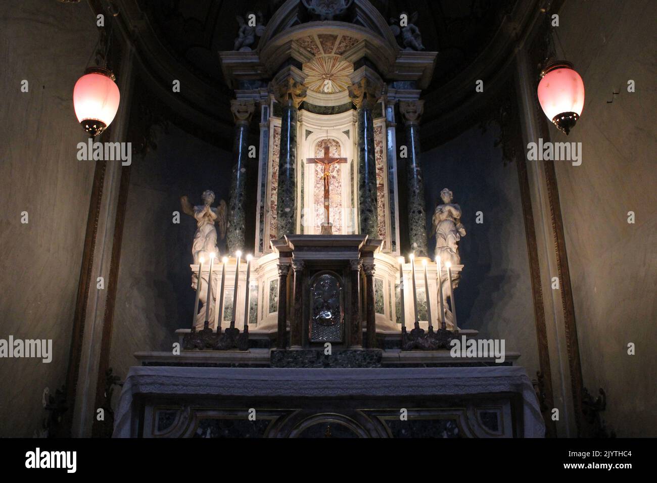 Sainte Marie de l'Aumône basilica - Catania - Sicily (italy) Stock Photo